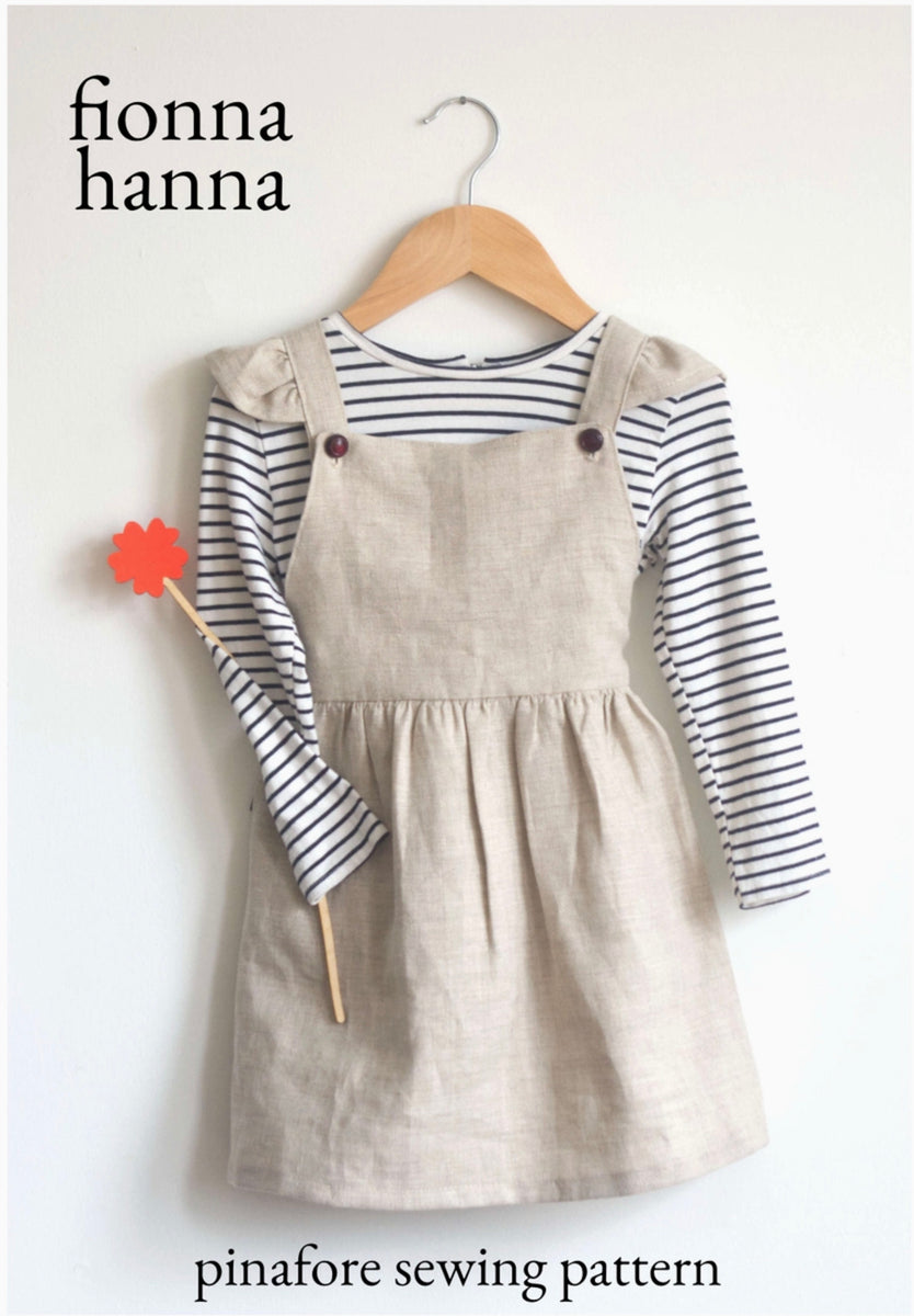 pinafore dress sewing pattern Fionna Hanna Sewing Patterns