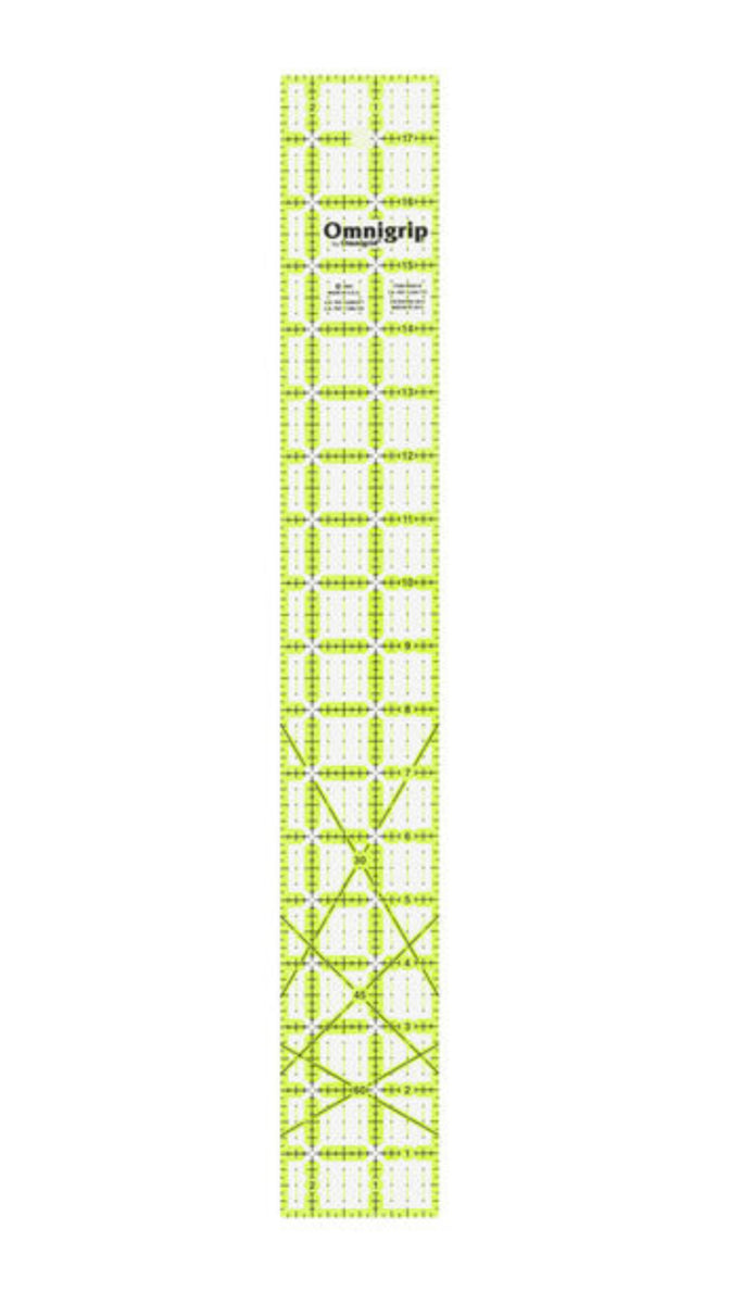 2.5 X 12 Inch Non-slip Quilting Ruler