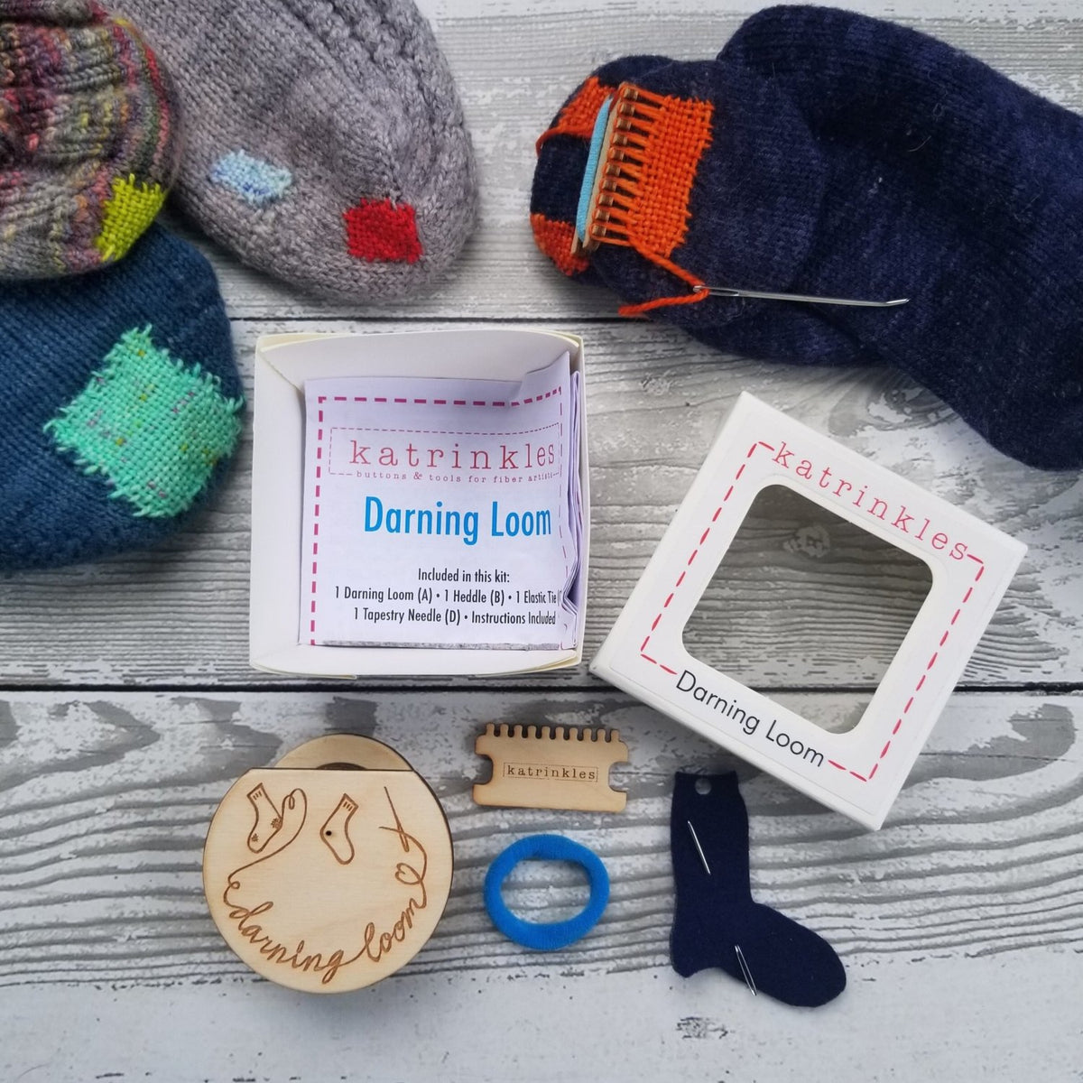 Katrinkles-Darning & Mending Loom Kit Small – Brooklyn General Store