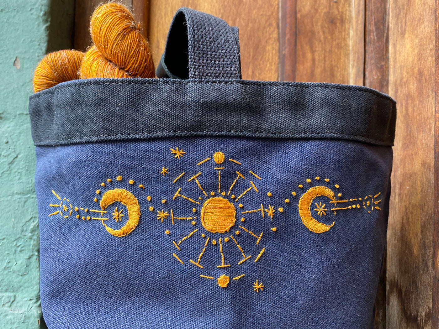 Blue Moon Custom Knitter's Backpack