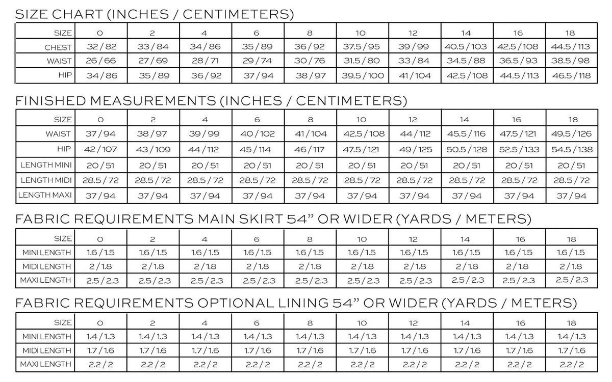 True Bias Mave Skirt Pattern – Brooklyn General Store