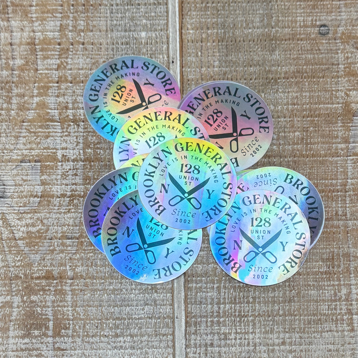 BGS Holographic Sticker – Brooklyn General Store