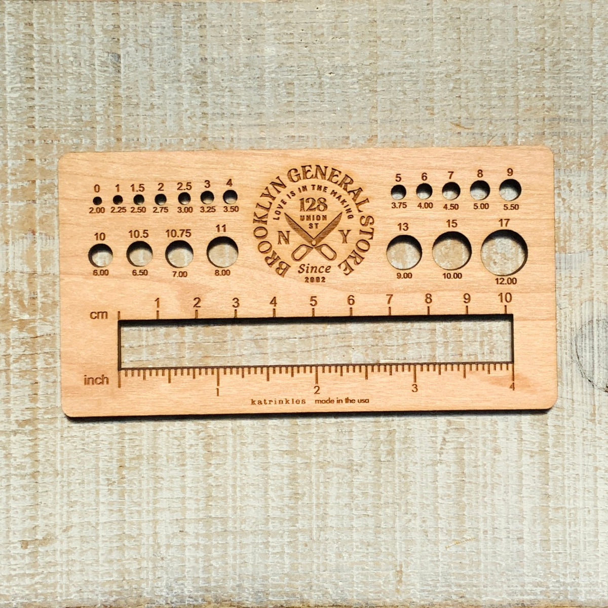 Katrinkles BGS Gauge Ruler – Brooklyn General Store