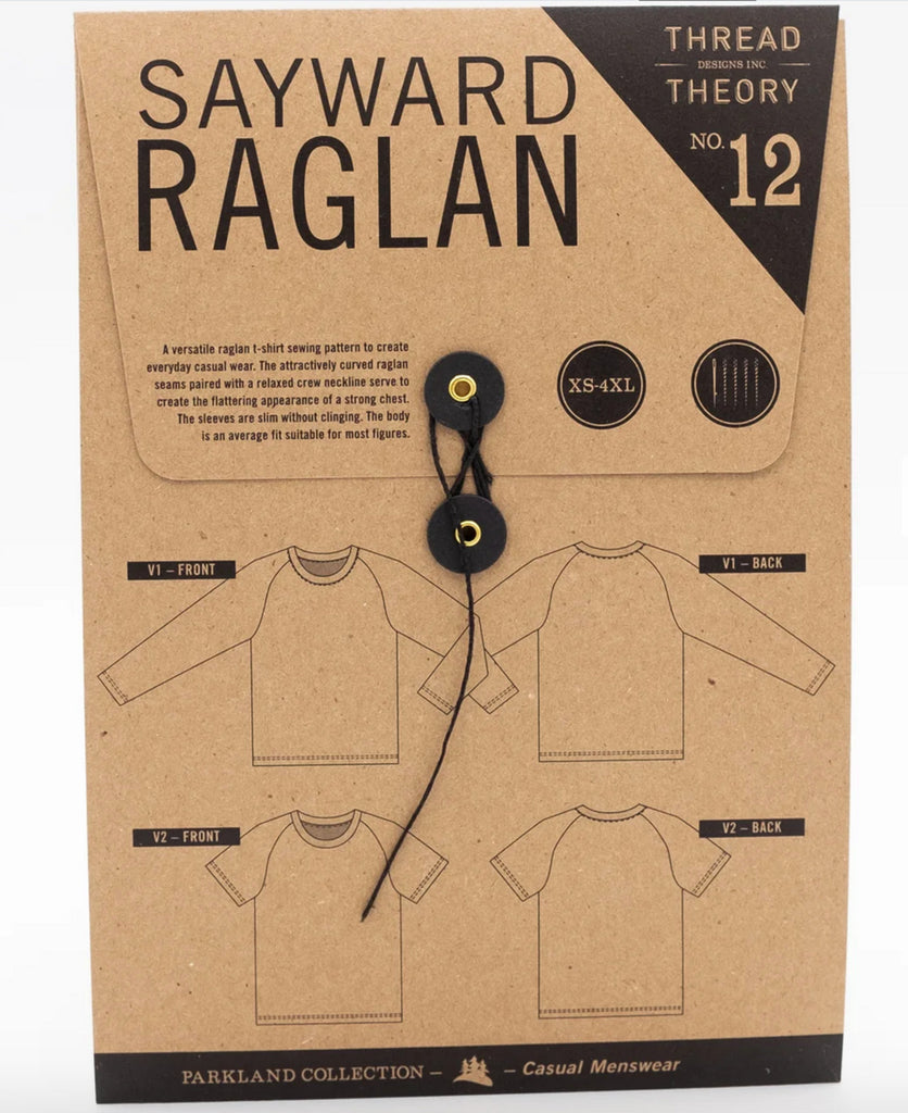 Sayward Raglan T-shirt Sewing Pattern by Thread Theory