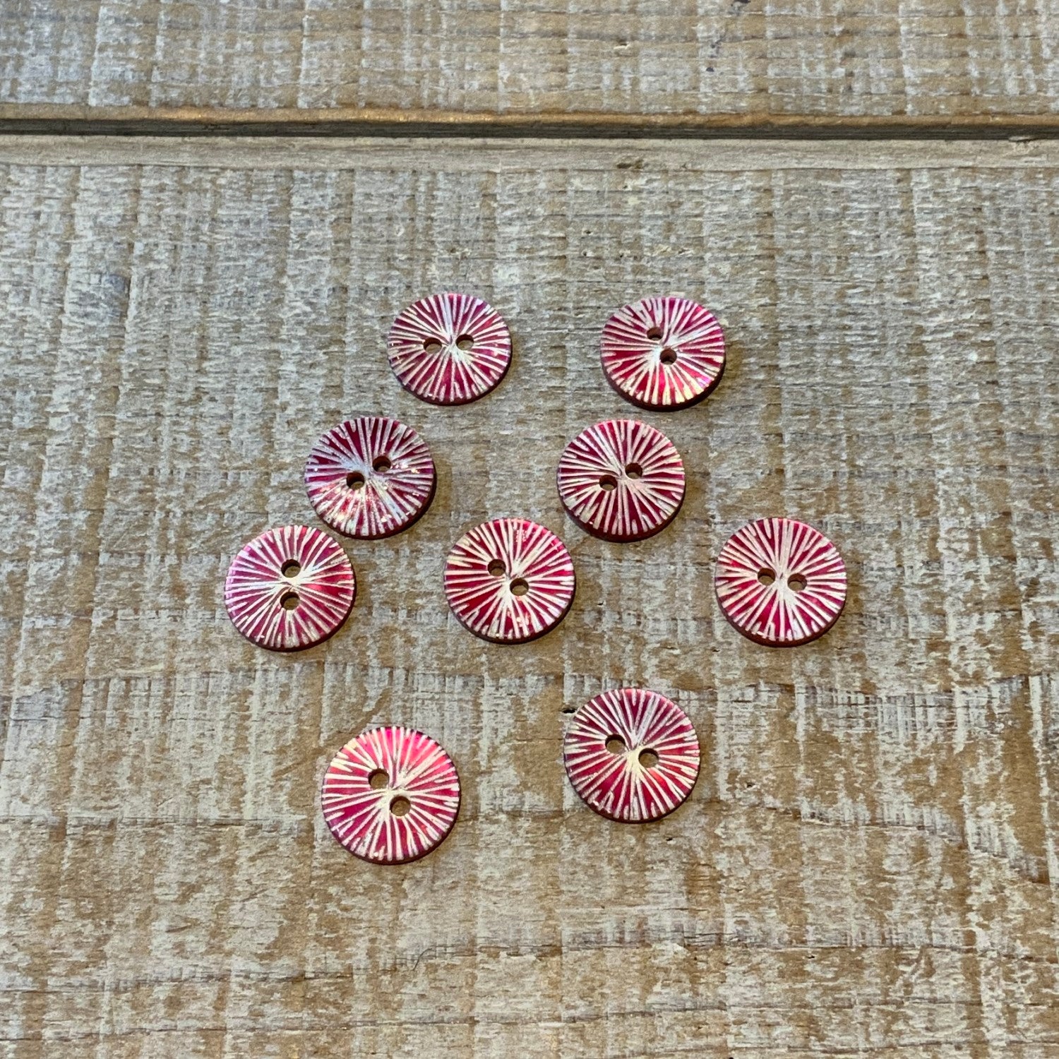 Textile Garden - Glossy Shell with Starburst Pattern - 12 mm – Brooklyn ...